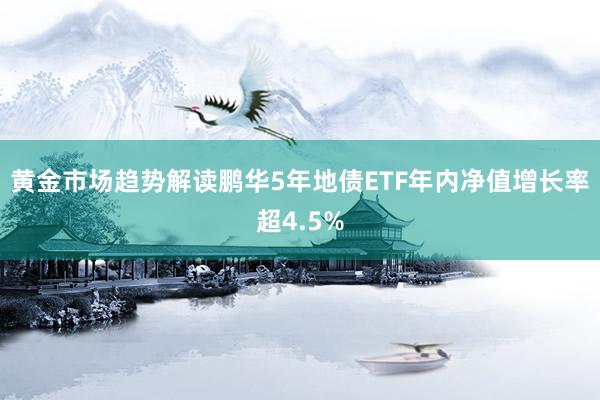 黄金市场趋势解读鹏华5年地债ETF年内净值增长率超4.5%