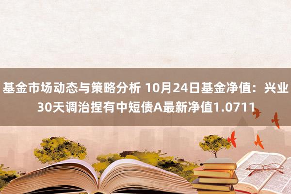 基金市场动态与策略分析 10月24日基金净值：兴业30天调治捏有中短债A最新净值1.0711