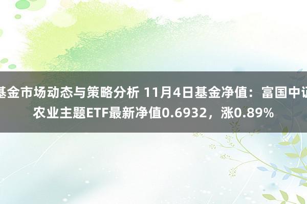 基金市场动态与策略分析 11月4日基金净值：富国中证农业主题ETF最新净值0.6932，涨0.89%