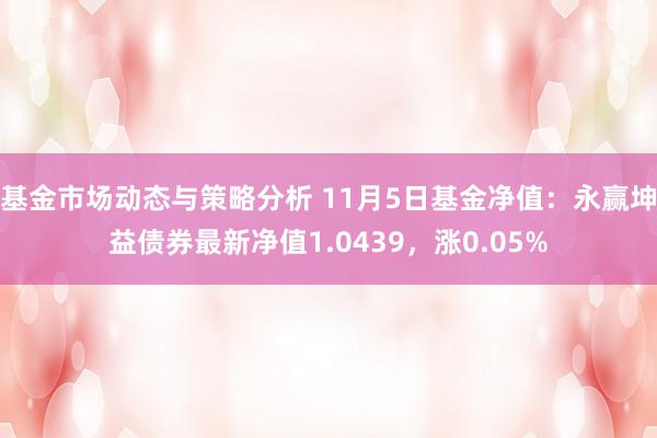 基金市场动态与策略分析 11月5日基金净值：永赢坤益债券最新净值1.0439，涨0.05%