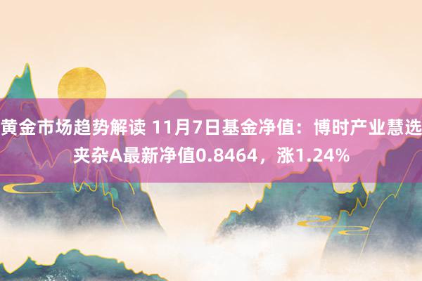 黄金市场趋势解读 11月7日基金净值：博时产业慧选夹杂A最新净值0.8464，涨1.24%