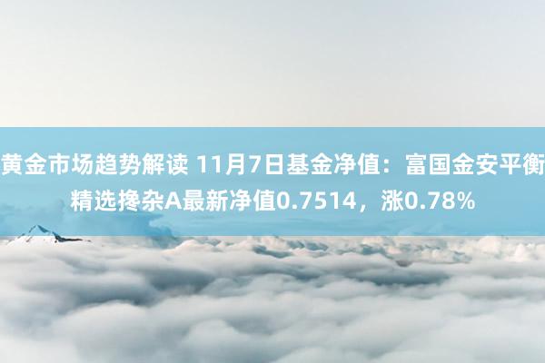 黄金市场趋势解读 11月7日基金净值：富国金安平衡精选搀杂A最新净值0.7514，涨0.78%