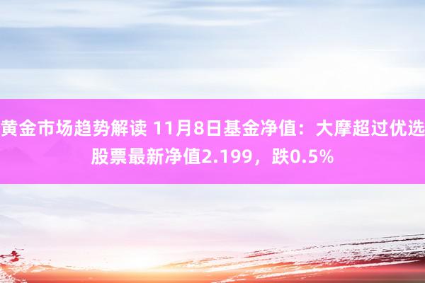 黄金市场趋势解读 11月8日基金净值：大摩超过优选股票最新净值2.199，跌0.5%