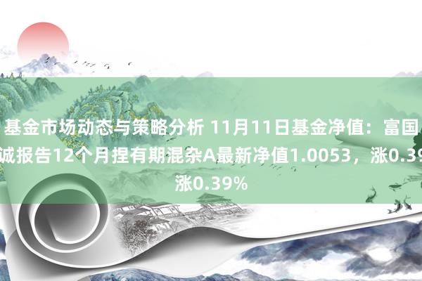 基金市场动态与策略分析 11月11日基金净值：富国安诚报告12个月捏有期混杂A最新净值1.0053，涨0.39%